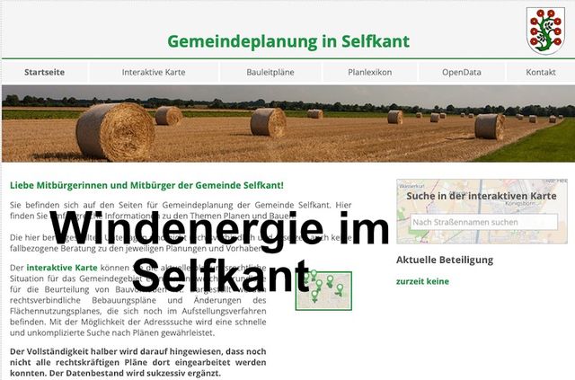Vom 6.5. bis zum 14.6. können Sie sich zum Sachlichen Teilplan Erneuerbare Energien im Selfkant einbringen