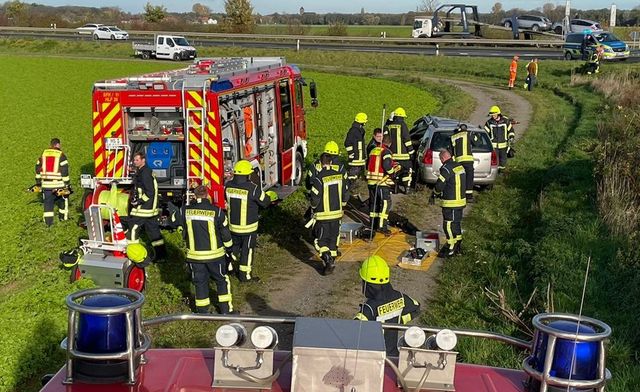 Verkehrsunfall auf der B56n