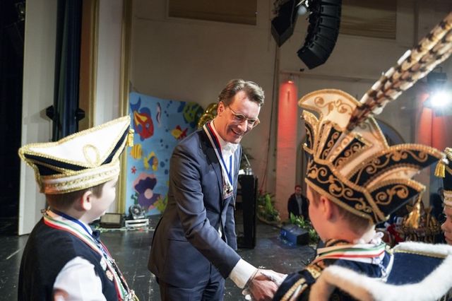 Kinderprinz der Witsemänn Tüddern zu Gast beim Empfang des Kindertollitäten des Landes NRW