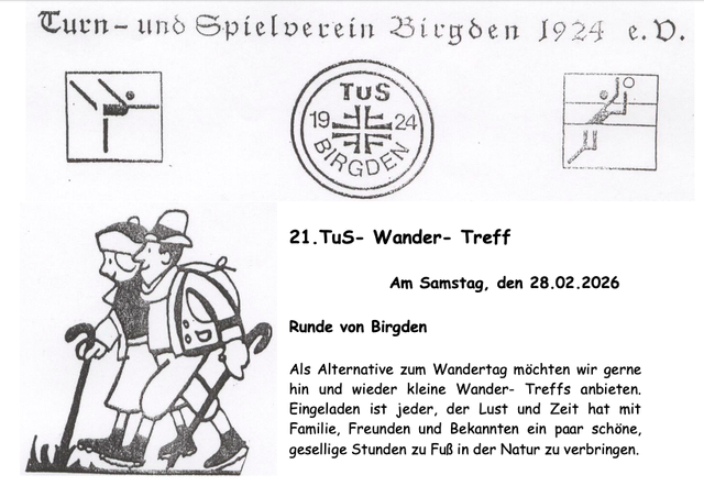 21.TuS- Wander- Treff