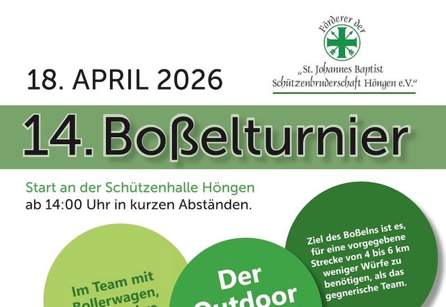 14. Boßelturnier
