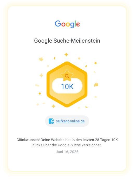 10K Klicks über Google suche