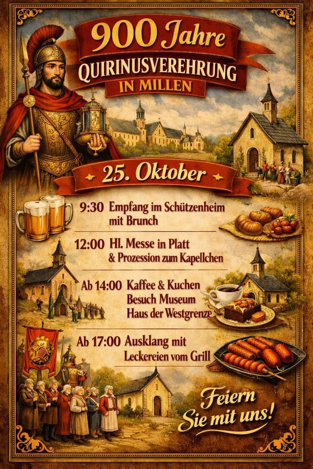Am Sonntag in Millen - 900 Jahre Quirinusverehrung