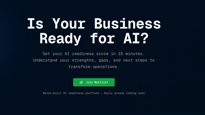 Your AI Readiness Assessment, Personalized and Actionable