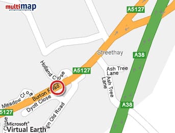 Site of the speed camera on Burton Road Site of the speed camera on Burton Road