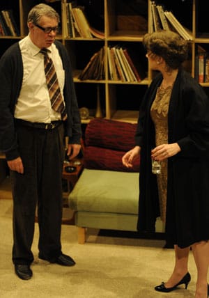 Matthew Kelly and Tracey Childs in Who's Afraid of Virginia Woolf?