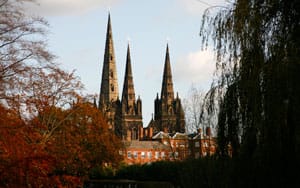 Lichfield Cathedral. Pic: Tom Allwood