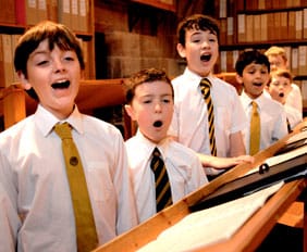 Lichfield Cathedral Choir choristers