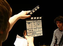 A music video being filmed. Pic:Joar E M Klette