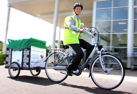 waitrosebike A Waitrose delivery bike