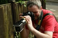 One of the photographers in action. Pic: Tim Ellis