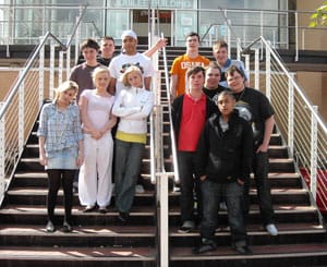 Some of the South Staffordshire College L3 Business Course students who will be helping out