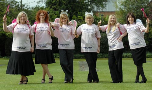 Moseleys Solicitors team members Jane Hardie, Vicki Ellis, Dominique Appleby, Tracey Kilcoyne, Erica Burt-Moore and Rachel Bailey