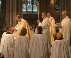 The Rt Revd Jonathan Gledhill ordains new Deacons