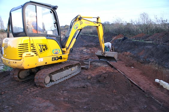 The stolen JCB The stolen JCB