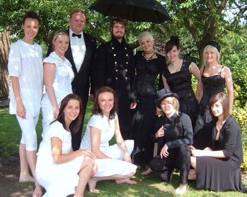 Performers from Lichfield's Sajja Arts Collective who are performing The Creation of Heaven and Hell