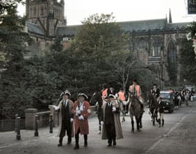 Lichfield's Sheriff's Ride in the city centre