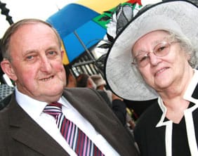 Dr Neville Brown and his wife Brenda