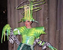Designer John Brooking’s costume for Envy, one of the Seven Deadly Sins in Doomsday