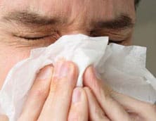 sneezing
