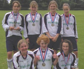 The Lichfield Diamonds under 13 side