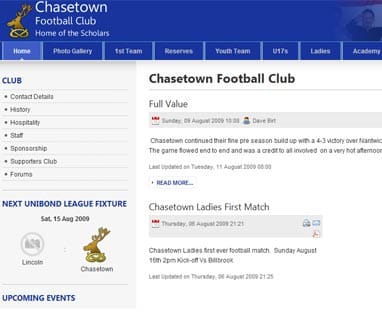 chasetownwebsite The new Chasetown FC website