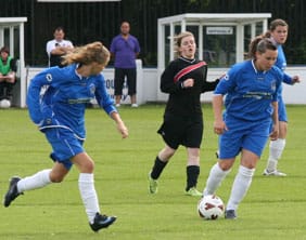 Chasetown Ladies in action