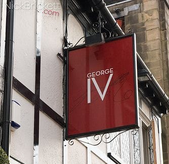 George IV sign. Pic: Nick Brickett George IV sign. Pic: Nick Brickett