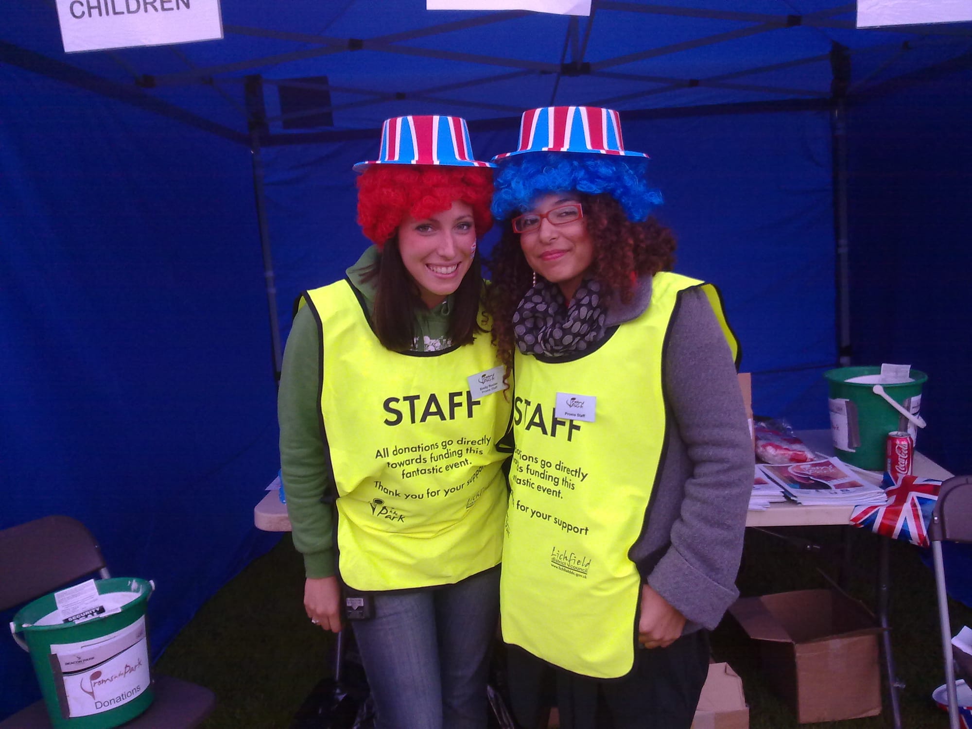 Lichfield District Council staff getting into the spirit of things