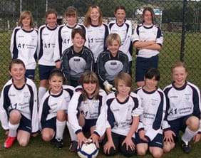 Lichfield Diamonds under 13 side