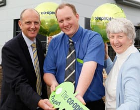 Alan Syers, Tom Smith and Bea Brown, Parish Councillor for Fradley and Streethay Parish Council