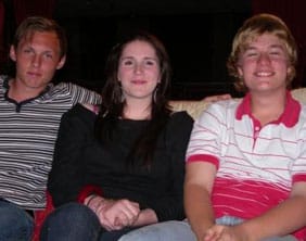 youngplayers Chris Jenkins, Eve Fehilly and Robbie Beck