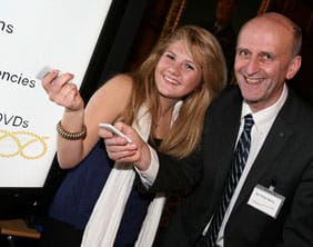 hetty Hetty Hyde-Durrant with Cllr Philip Atkins