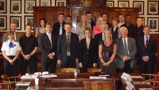 Participants in the special question time event at Lichfield District Council