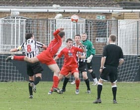 chasetown-glapwell Action from Glapwell v Chasetown. Pic: Dave Birt
