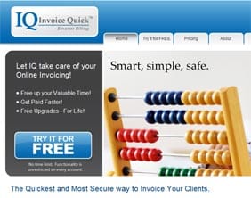 The Invoice Quick website