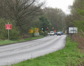 Pipe Hill junction. Pic: <a rel="cc:attributionURL" property="cc:attributionName" href=