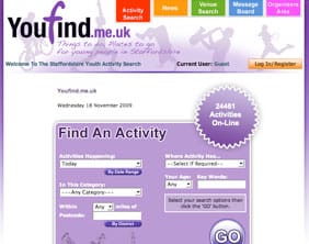 youfindwebsite The youfind.me.uk website