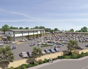 An-artists'-impression-of-the-new-Connah's-Quay-development. An artist's impression of the new Connah's Quay development