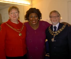 jean powell, rustie lee and cllr joseph powell Jean Powell, Rustie Lee and Councillor Joseph Powell