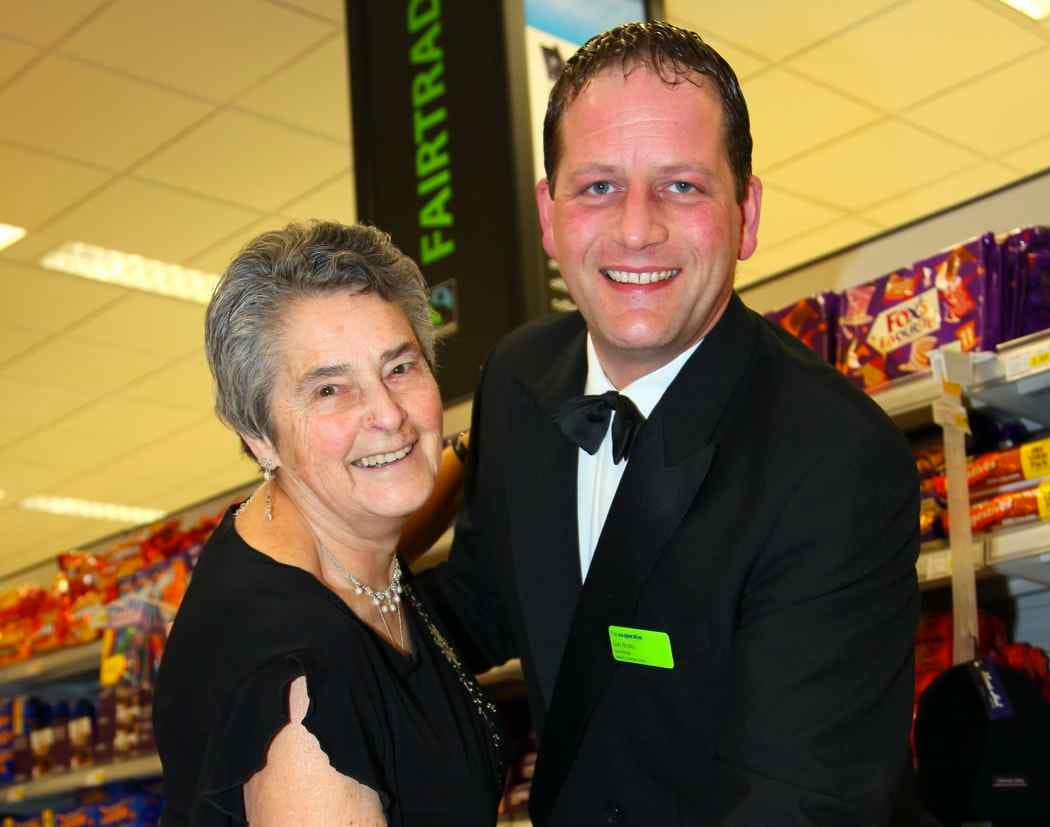 Doreen Winter from the Boley Park Modern Sequence Dance Group with Gary Brooks