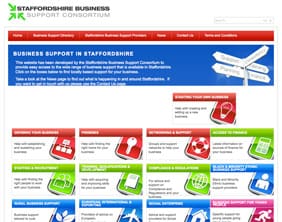 The Staffordshire Business Support Consortium website