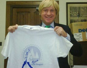 Michael Fabricant with his Viva Lich Vegas t-shirt