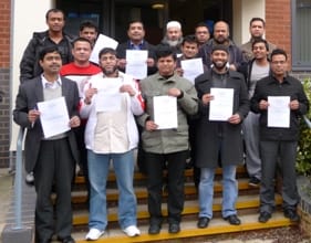 food hygiene training for asian eateries chefs and food managers from Asian eateries who took part in the training