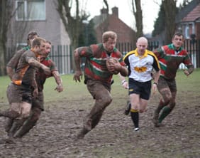 markpartridgeburntwoodrufc Mark Partridge in action for Burntwood RUFC. Pic: Joanne Kerry
