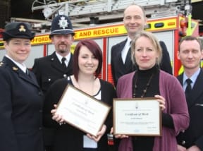 Jason Humphries, Vincent Parker, PC Richard Allsop, RSPCA Inspector Jackie Hickman, Emma Rawling and Emma Holgate