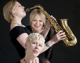 Hazel O'Connor, Clare Hirst and Sarah Fisher