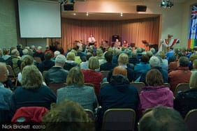 The Lichfield hustings event. Pic: Nick Brickett