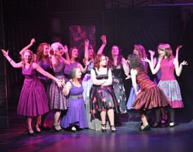 Members of Lichfield Garrick Youth Theatre on stage. Pic: Michael Smith