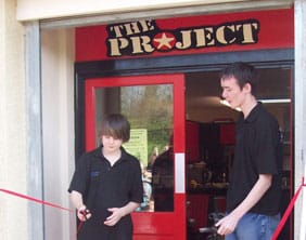 The ribbon is cut at Redwood Community & Youth Centre